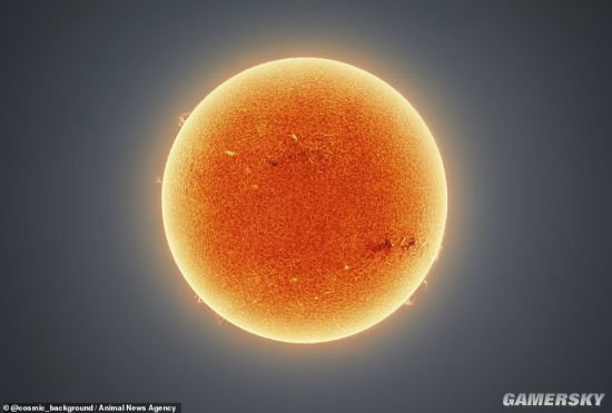 【娱乐】天体摄影家拍下“有史以来最清晰的太阳照片” 蛋黄太阳细节惊人