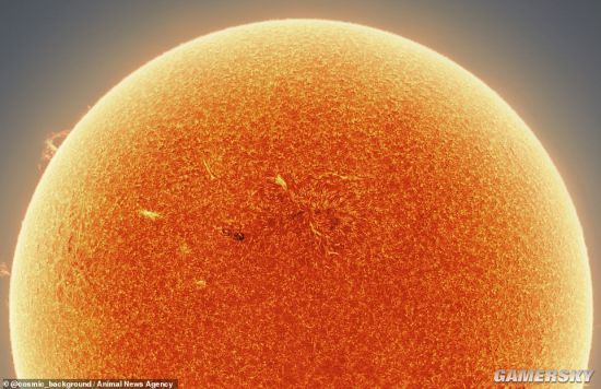 【娱乐】天体摄影家拍下“有史以来最清晰的太阳照片” 蛋黄太阳细节惊人