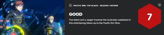 【动漫】《环太平洋：黑色禁区》IGN 7分：剧情有些慢热